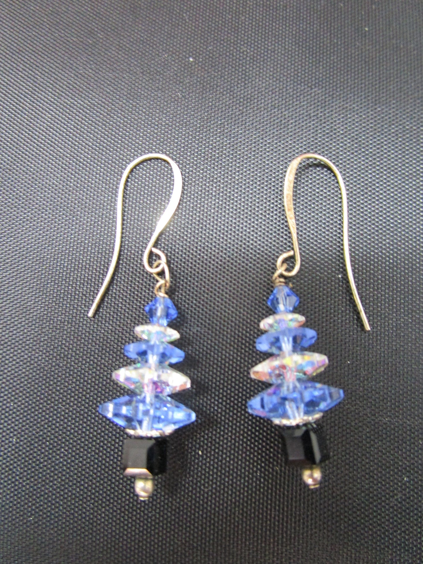 Swarovski Crystal Christmas Tree Earrings