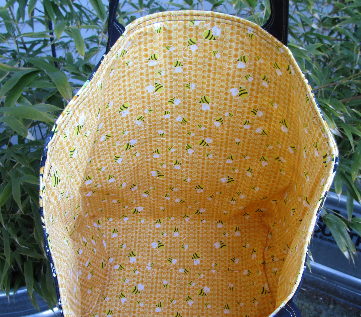 Medium Tote Bag - Sunflowers and Bees